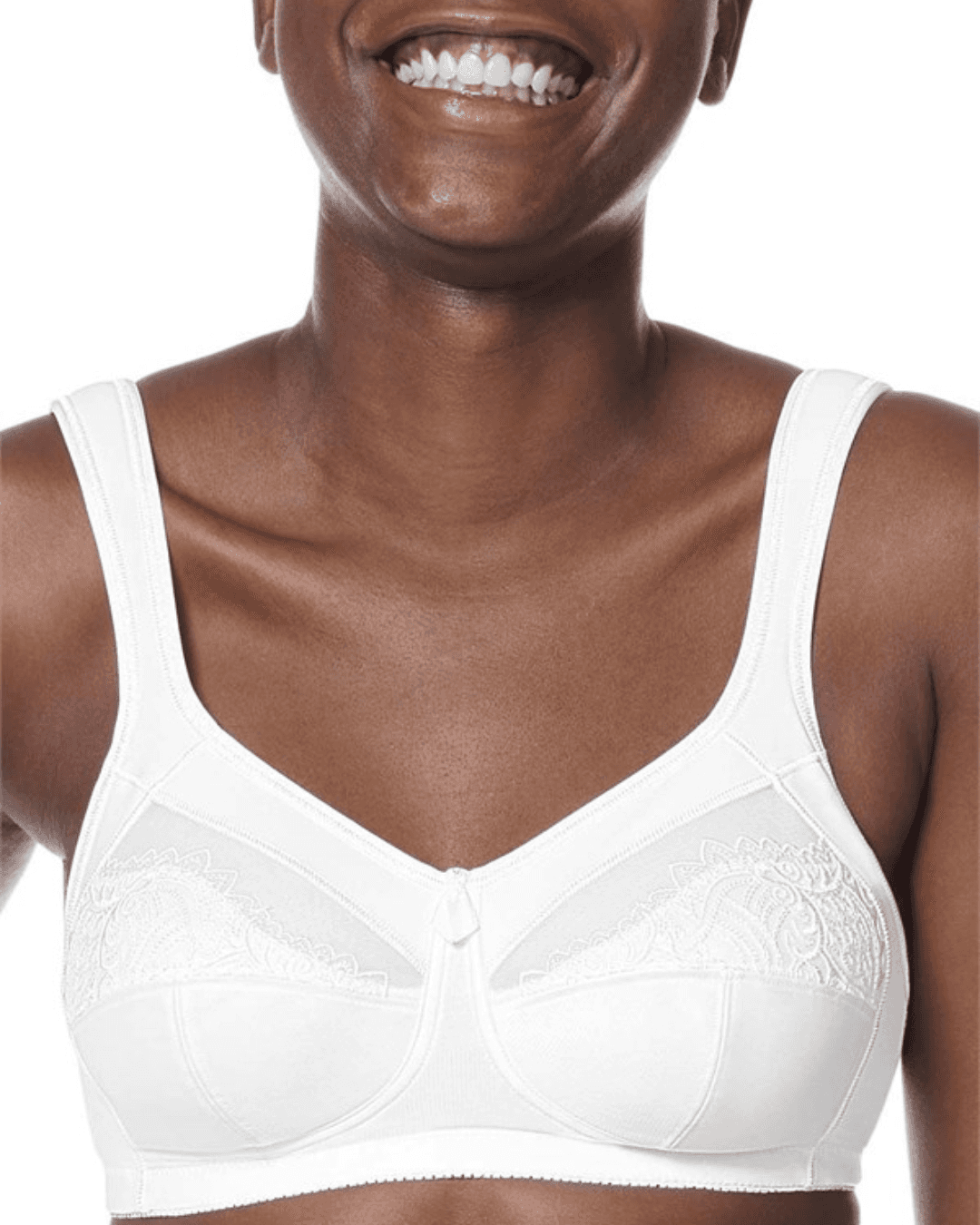 Mona Non-wired Mastectomy Bra - white, Mastectomy Lingerie, Amoena UK