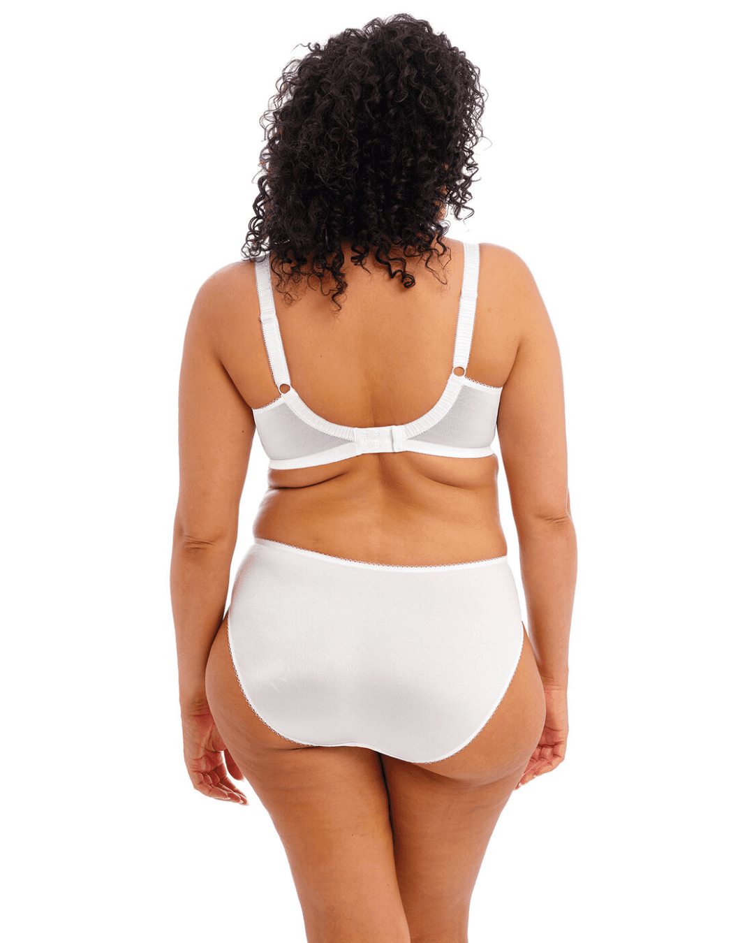 Elomi Side support cate underwired bra in white 