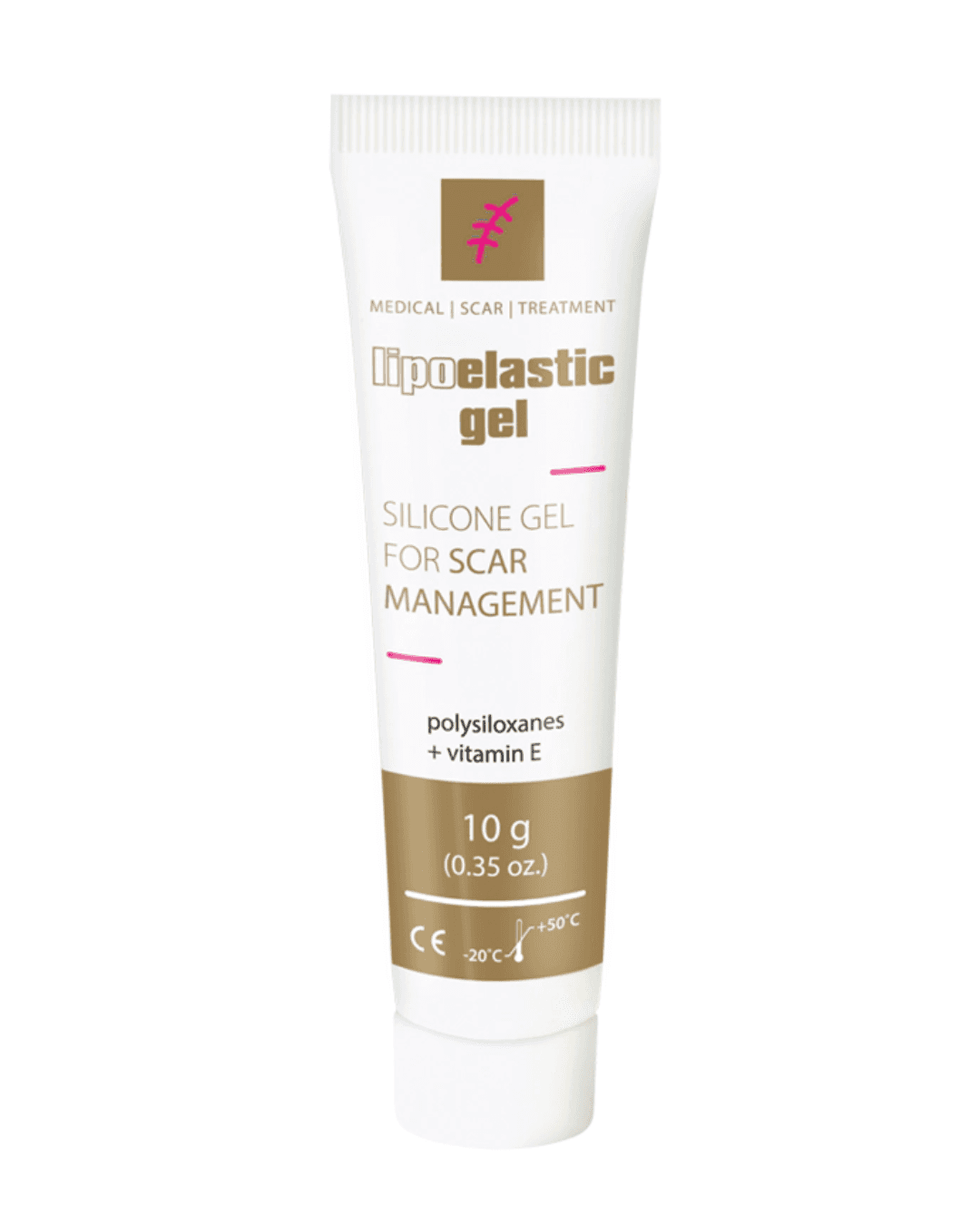 image of Lipoelastic scar gel, silicone gel for scar treatment, enriched with vitamin E 