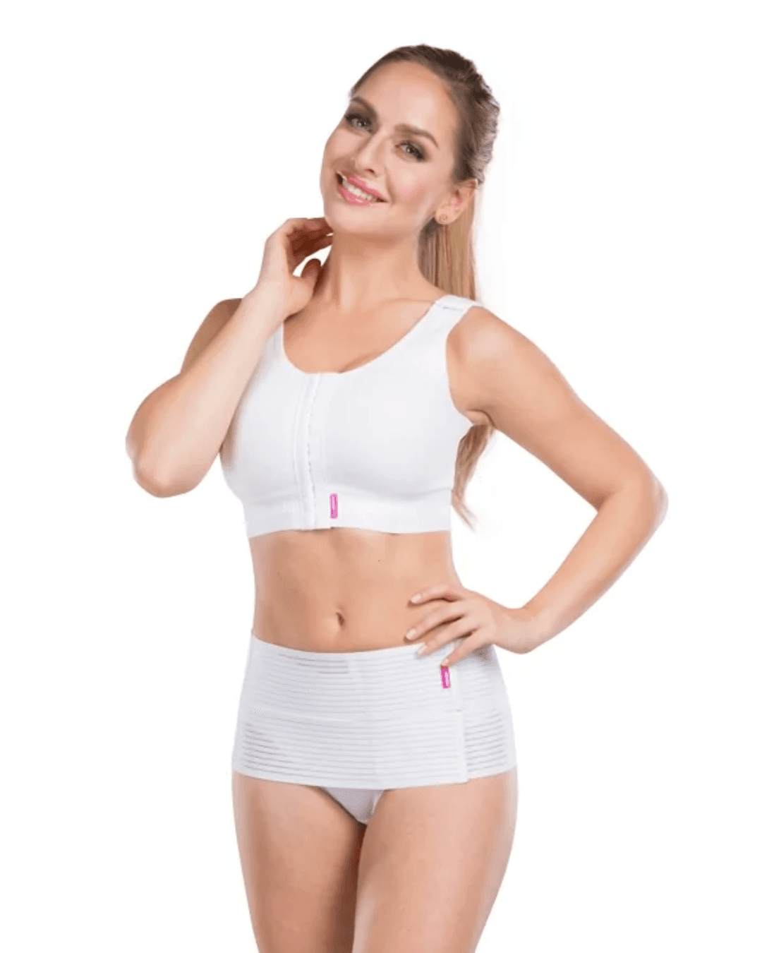 Lipoelastic KPG white compression belt 